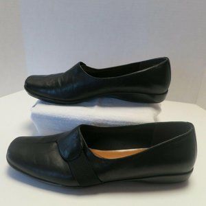 Naturalizer Tiber Black Leather Loafers Size 9.5